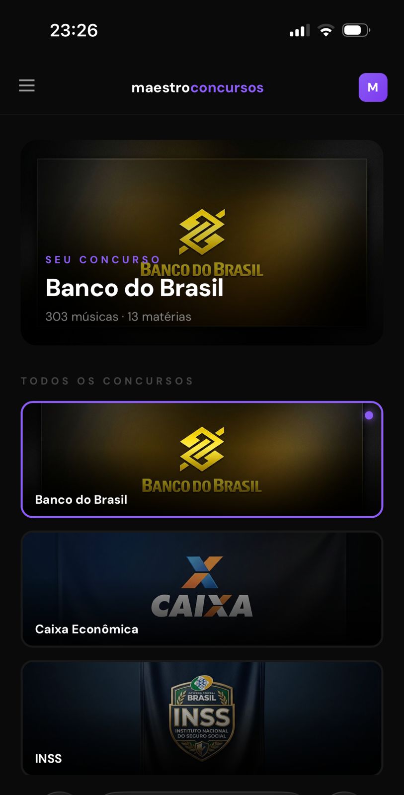 Escolhe teu concurso